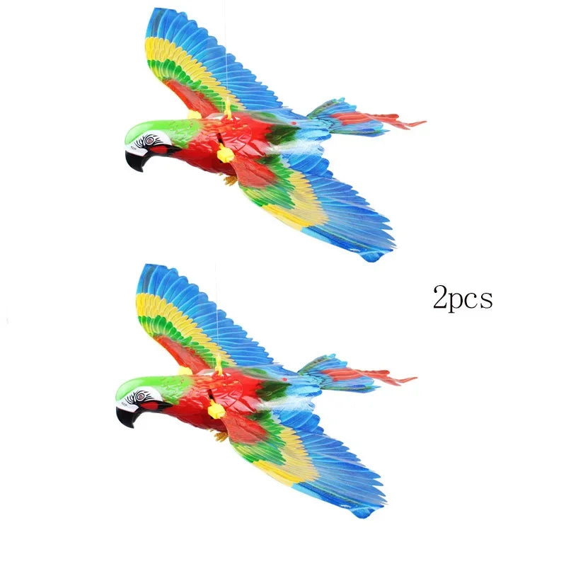 Simulation Bird Interactive Cat Toy Electric Flying Eagle Teaser