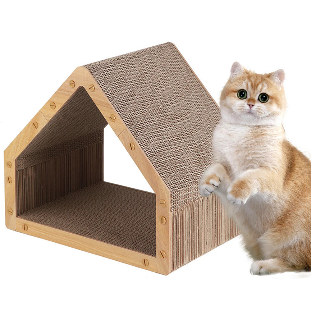 Cat Scratcher House Cat Scratching Post Vertical Cat Scratcher for Indoor Cats & Kittens