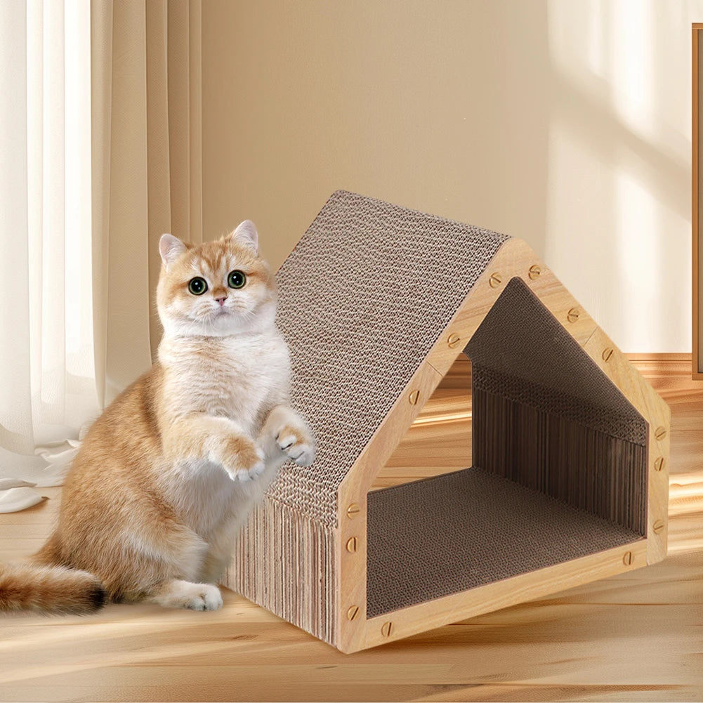 Cat Scratcher House Cat Scratching Post Vertical Cat Scratcher for Indoor Cats & Kittens