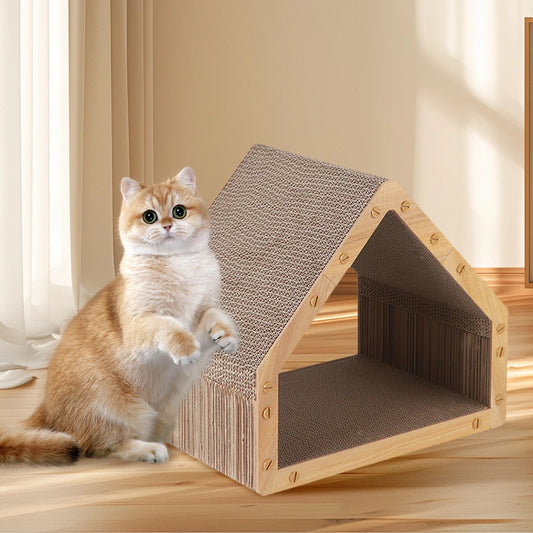 Cat Scratcher House Cat Scratching Post Vertical Cat Scratcher for Indoor Cats & Kittens