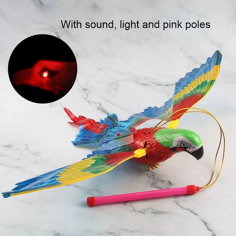 Simulation Bird Interactive Cat Toy Electric Flying Eagle Teaser
