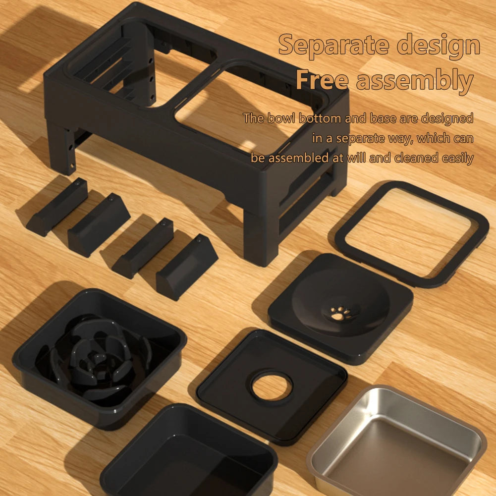 Twister.CK 3 In 1 Stainless Steel Slow Feed Water Bowl