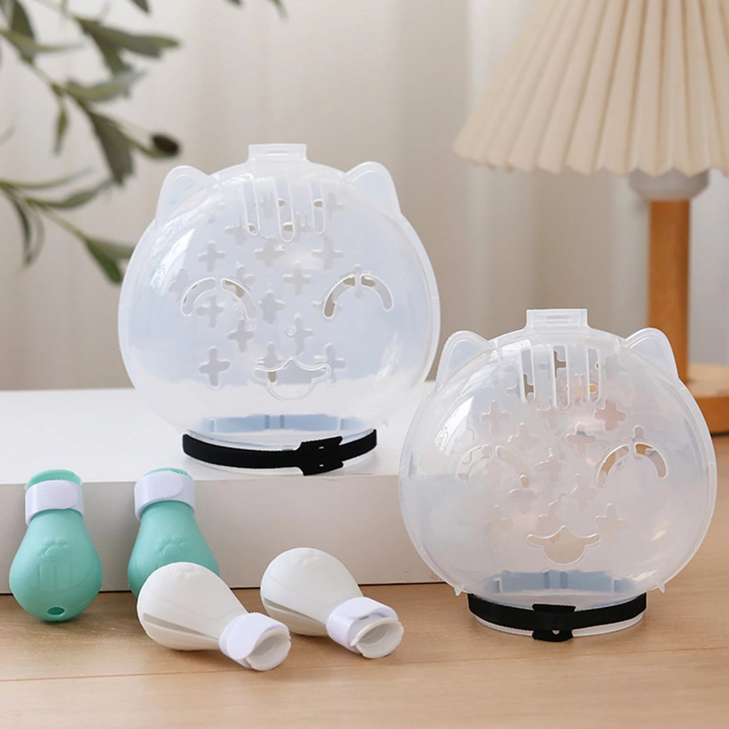 Breathable Cat Muzzle Hood Anti Bite For Safe Grooming