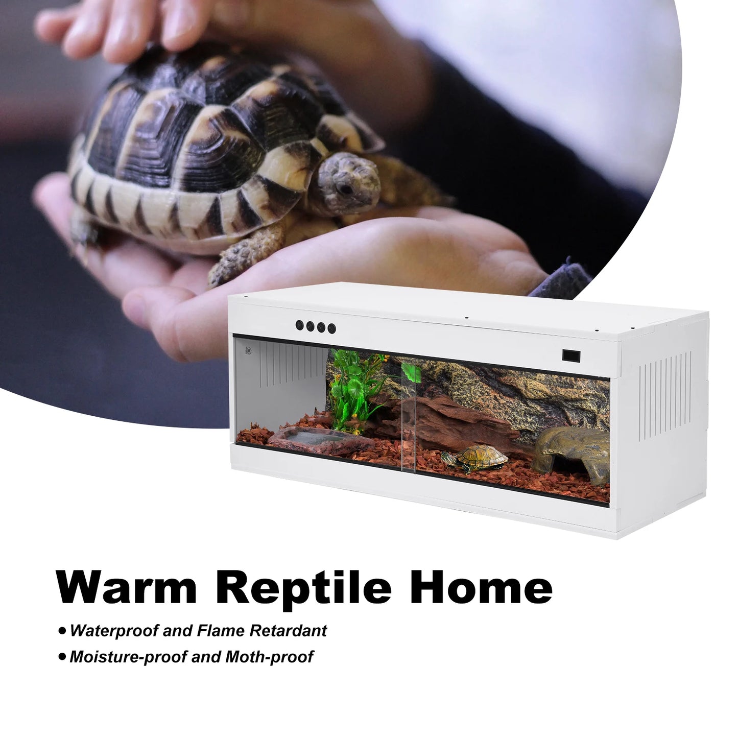 Reptile Enclosure Cage For All Reptile Species Terrarium Habitat