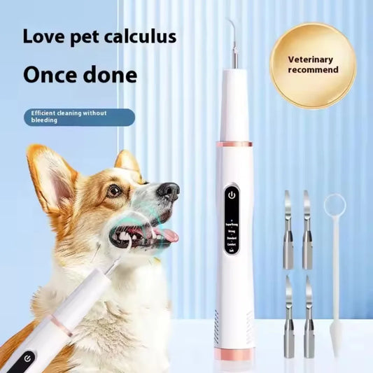 Dog Cat Ultrasonic Dental Scaler Tooth Stone Remover Tool