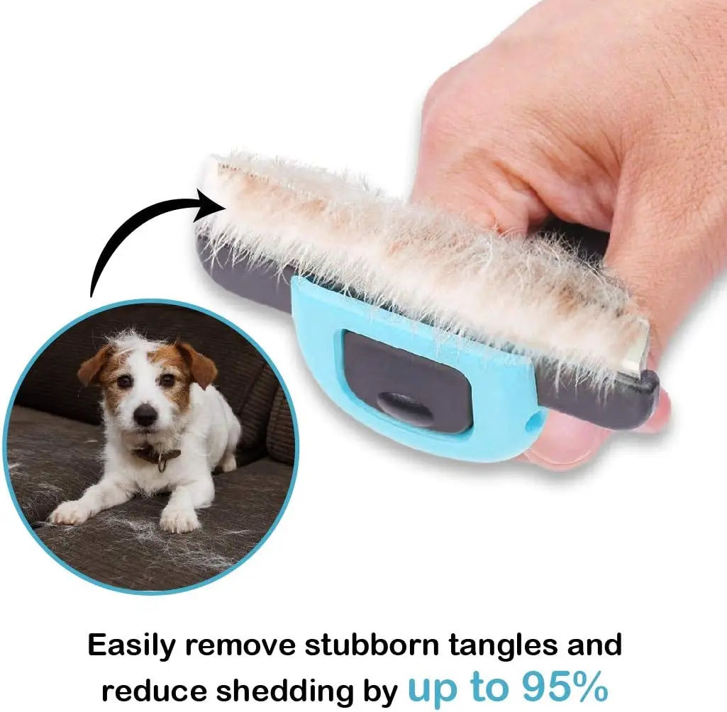 Stainless Steel Pet Dematting Comb For Dogs And Cats