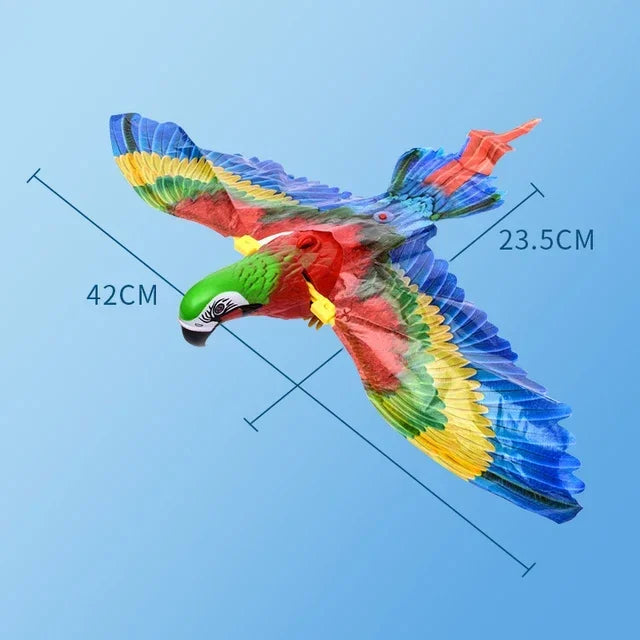 Simulation Bird Interactive Cat Toy Electric Flying Eagle Teaser