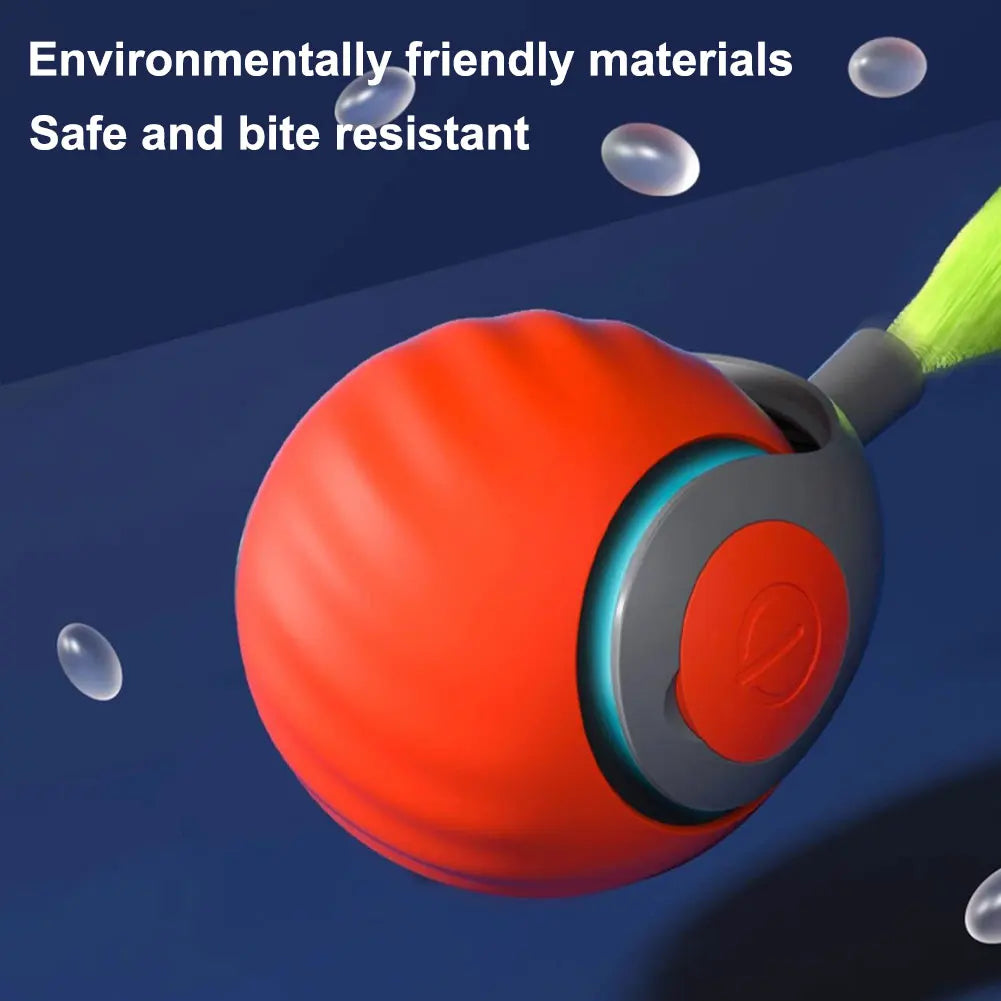 Interactive Electronic Pet Ball Toy Rechargeable Moving Ball For Dogs Cats