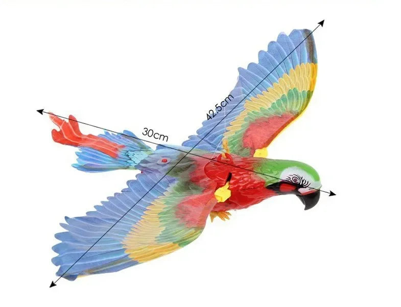 Simulation Bird Interactive Cat Toy Electric Flying Eagle Teaser