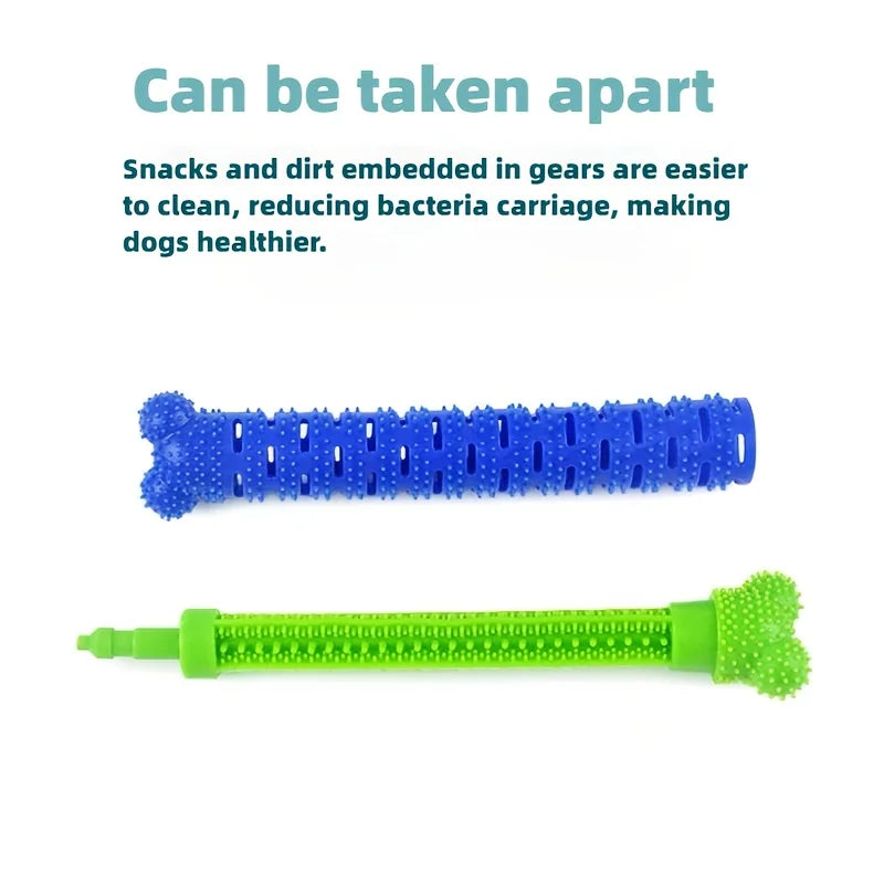 Pet Teeth Grinding Toy for Dogs, Dental Chew Stick Bite Training Toy, Cat Dog Cleaning Chew Christmas Gift